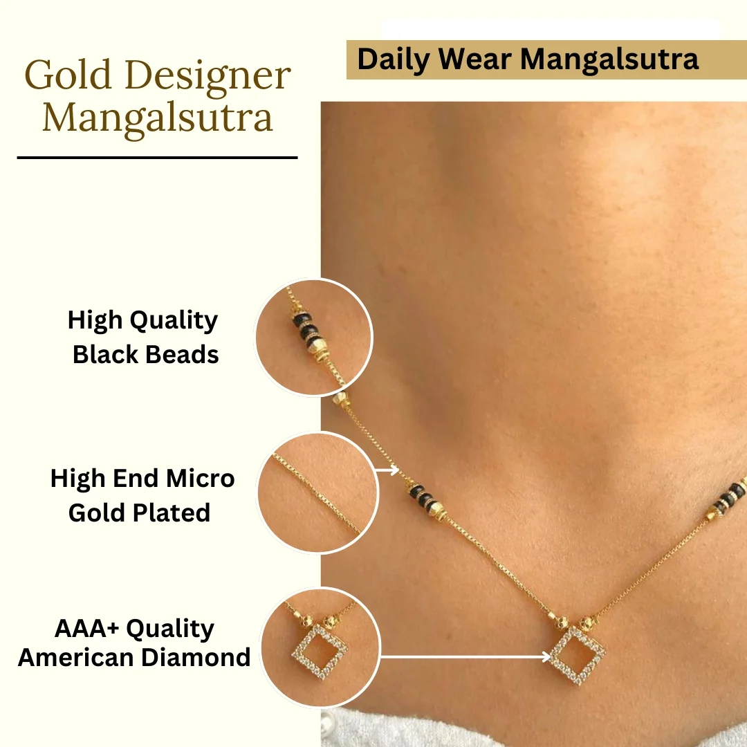 Anita Mangalsutra|Gold Plated - Image 6