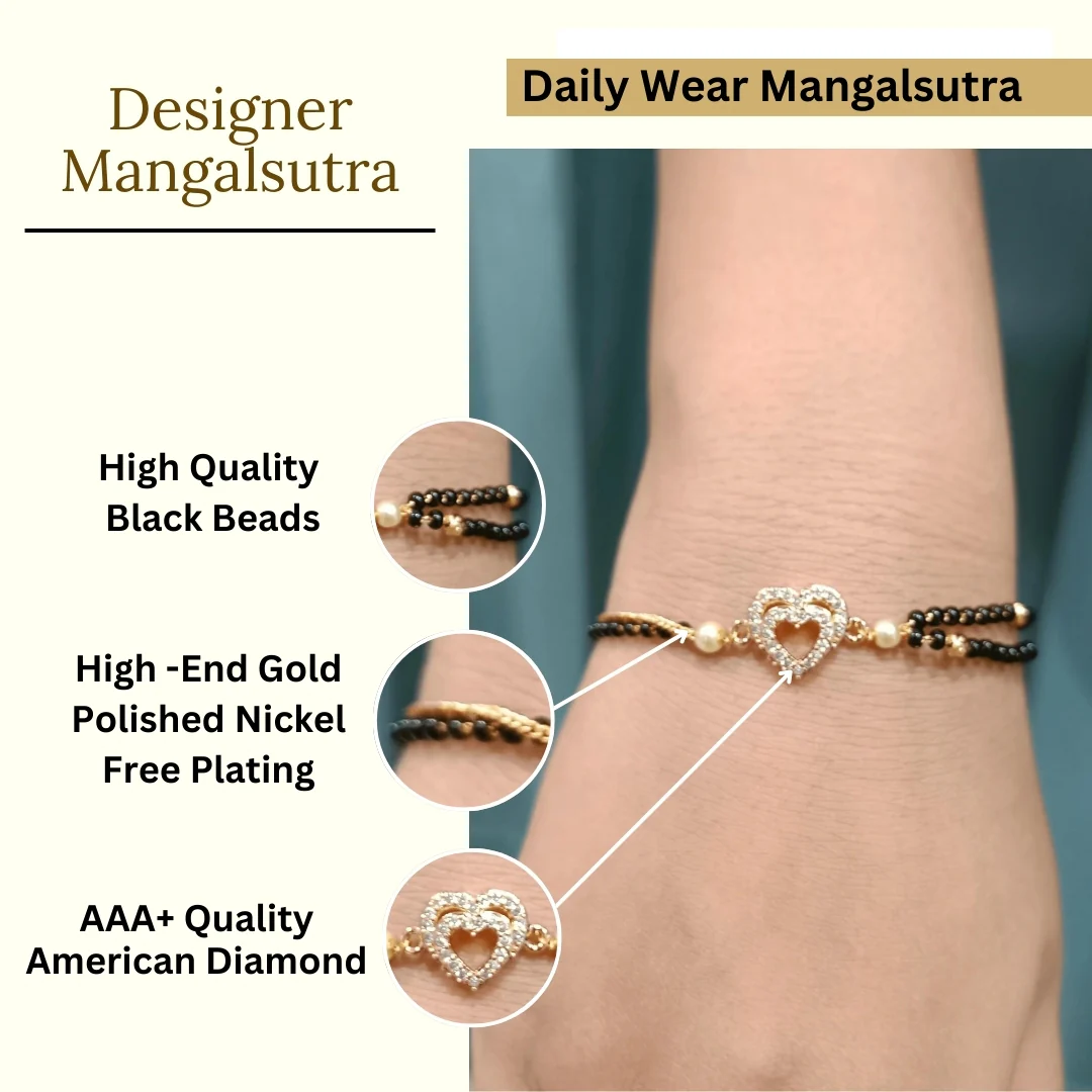 Bella Mangalsutra Bracelet - Image 5