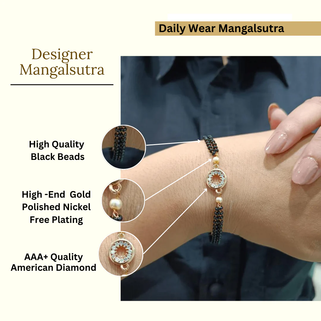 Shanaya Mangalsutra Bracelet - Image 4