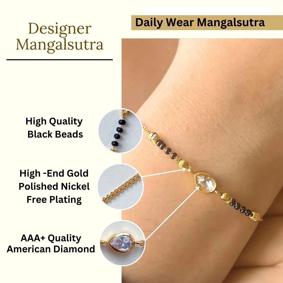 Sana Mangalsutra Bracelet - Image 8