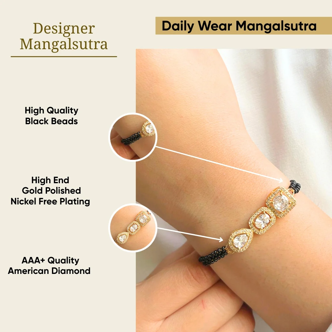 Damyanti Mangalsutra Bracelet - Image 4