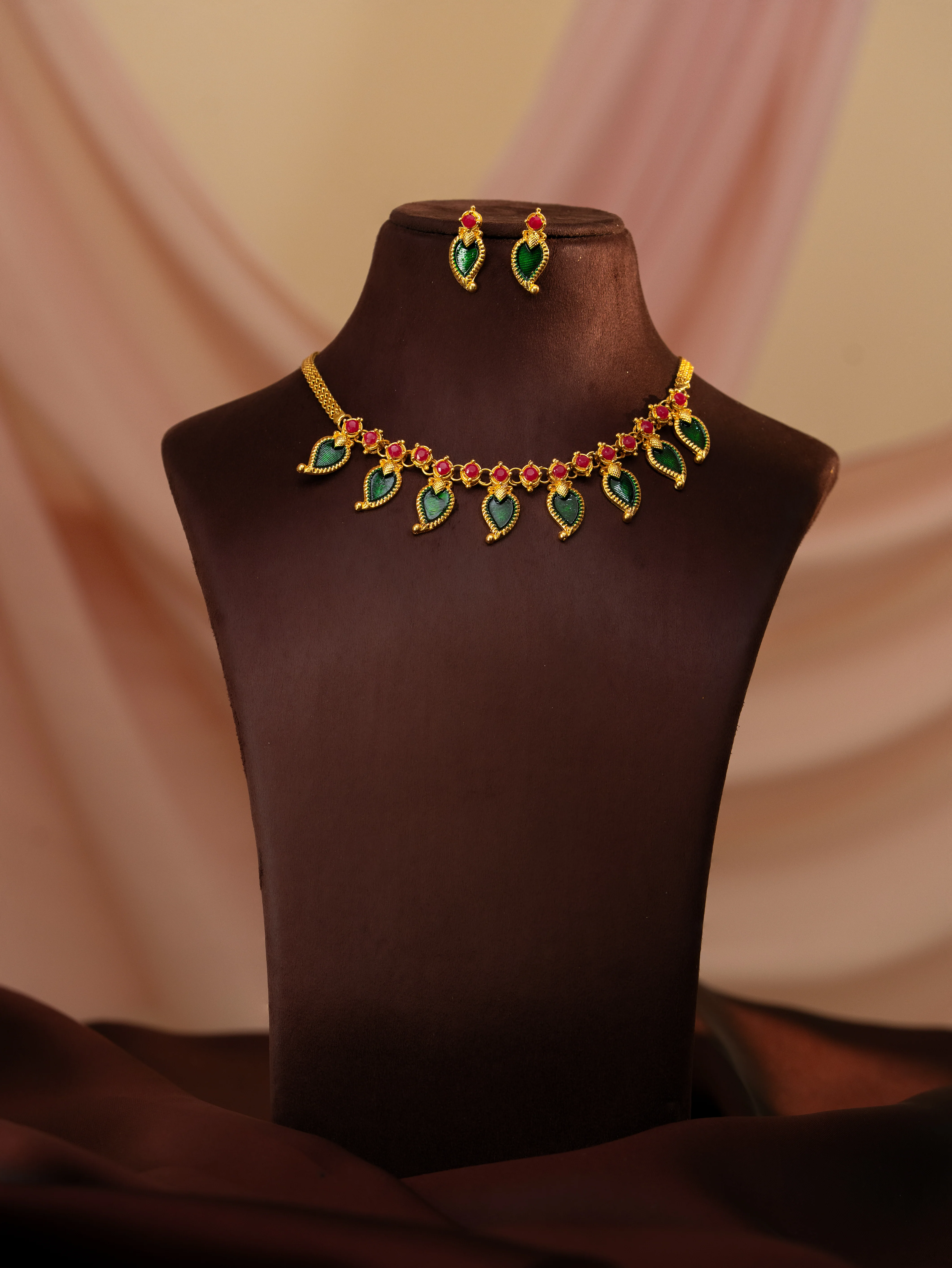 Yashodhara Temple Necklace set - Image 3
