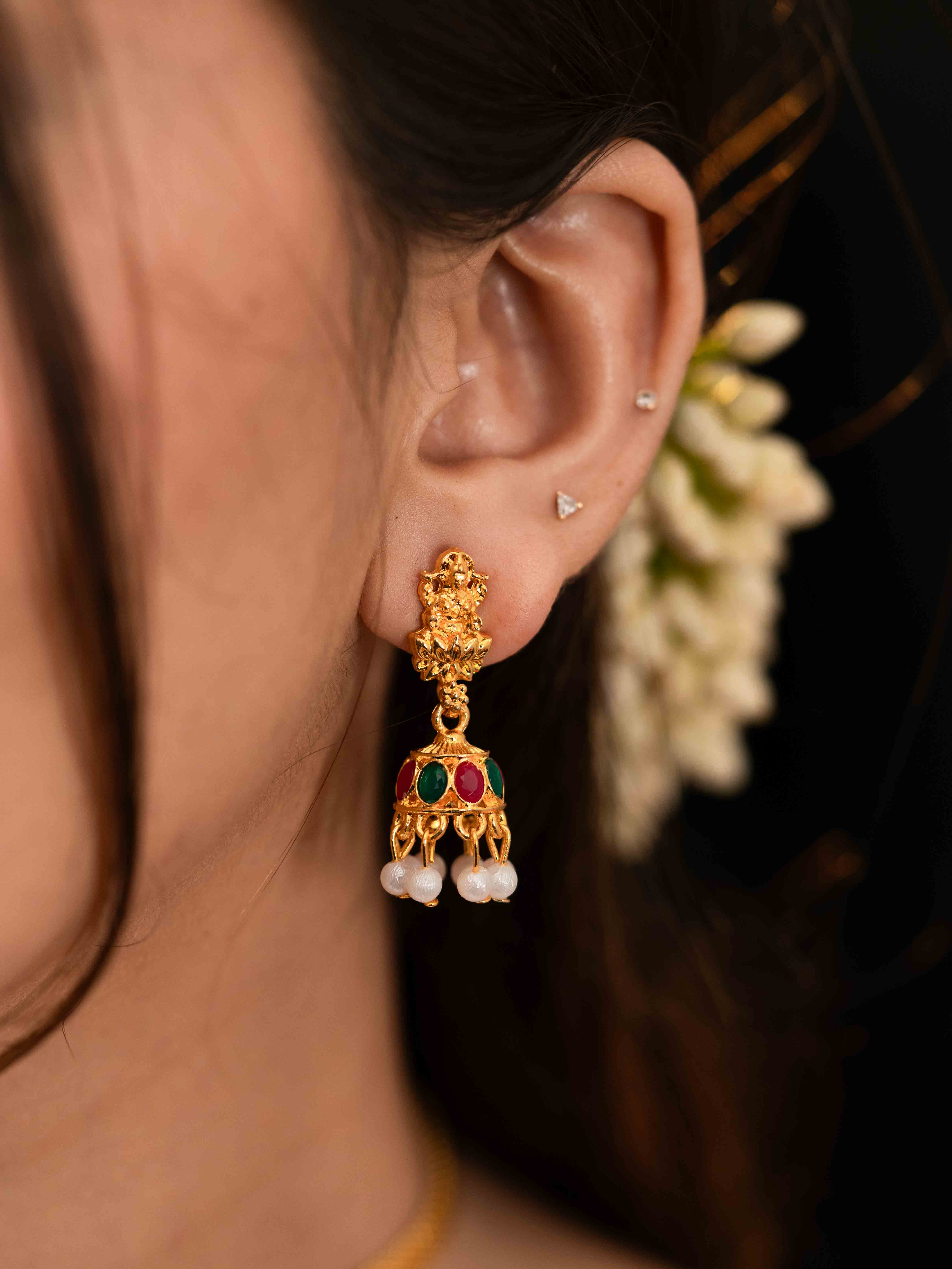 Shivangi Temple Necklace set - Image 4