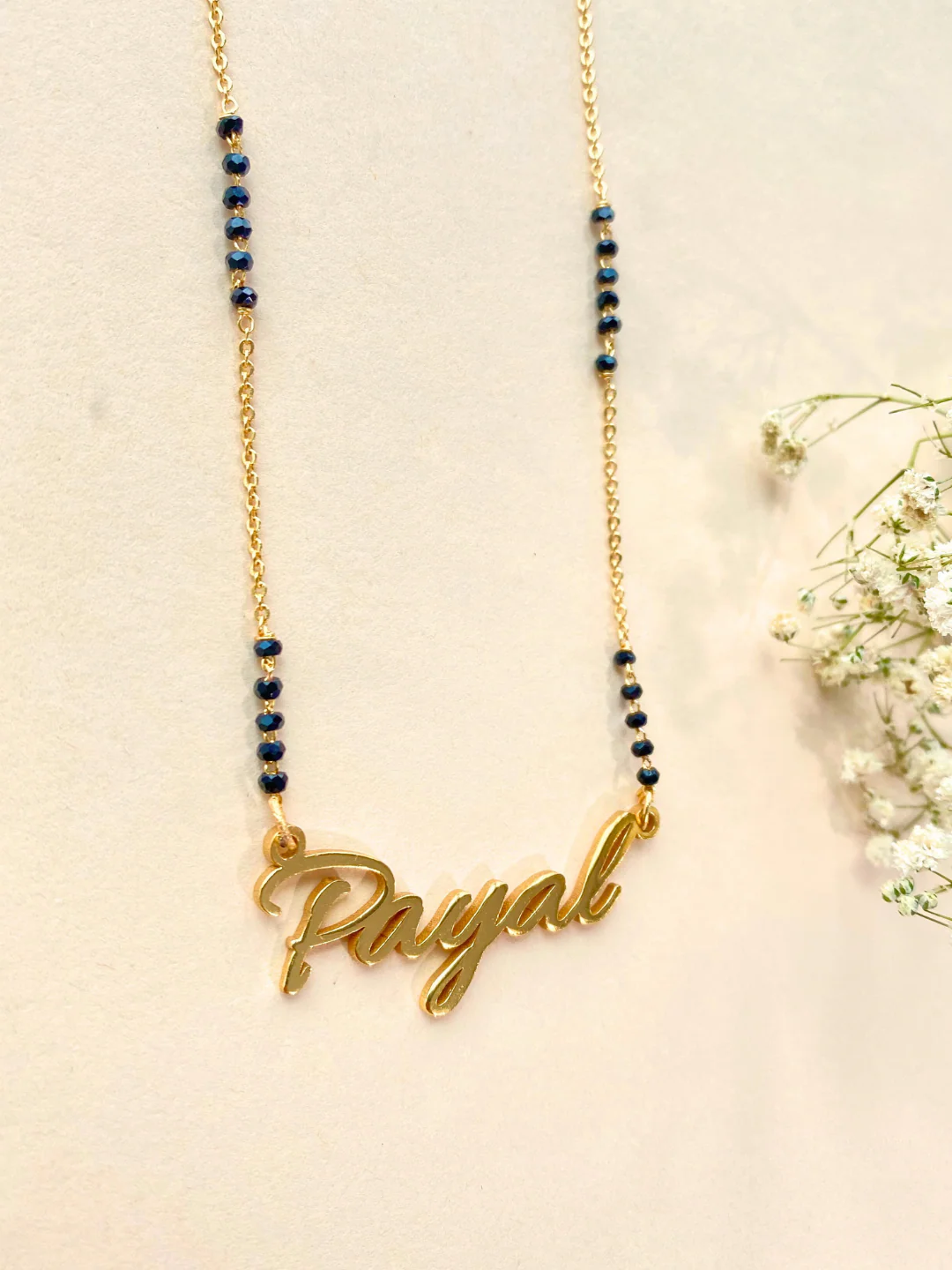 Elegant Name Mangalsutra  (Customized Name) - Image 3