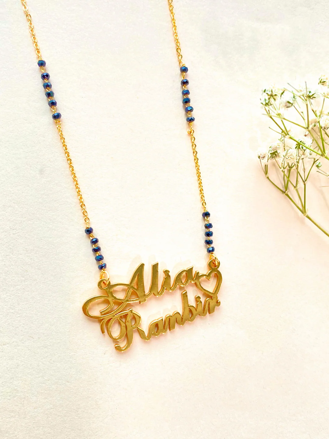Endless Love Couple Name Mangalsutra      (Customized Couple Name) - Image 3