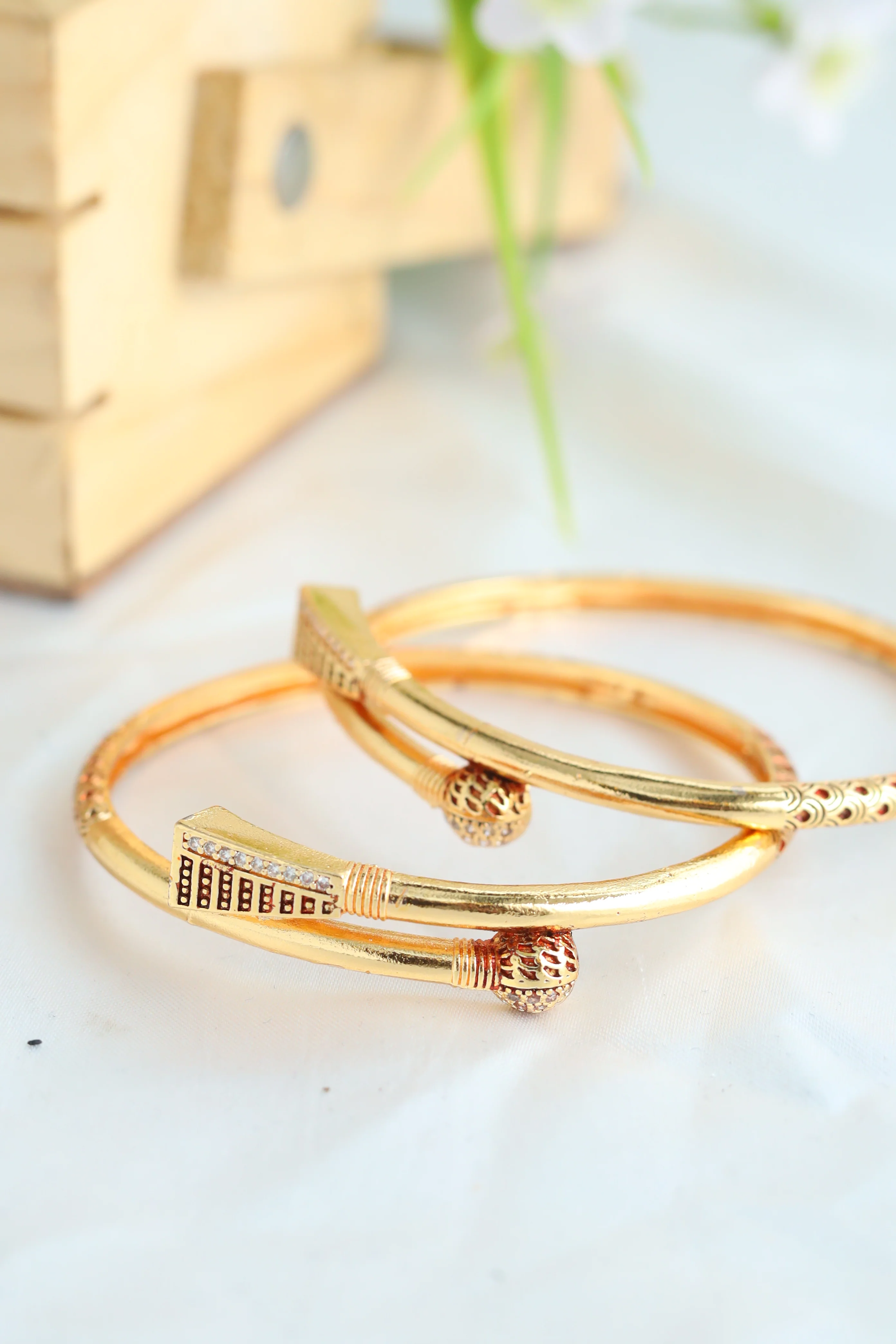 Jahnavi Bangle.  ( Set of 2) - Image 2