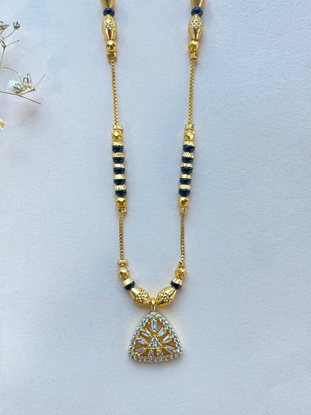 Shraddha Mangalsutra| Gold Plated - Image 3