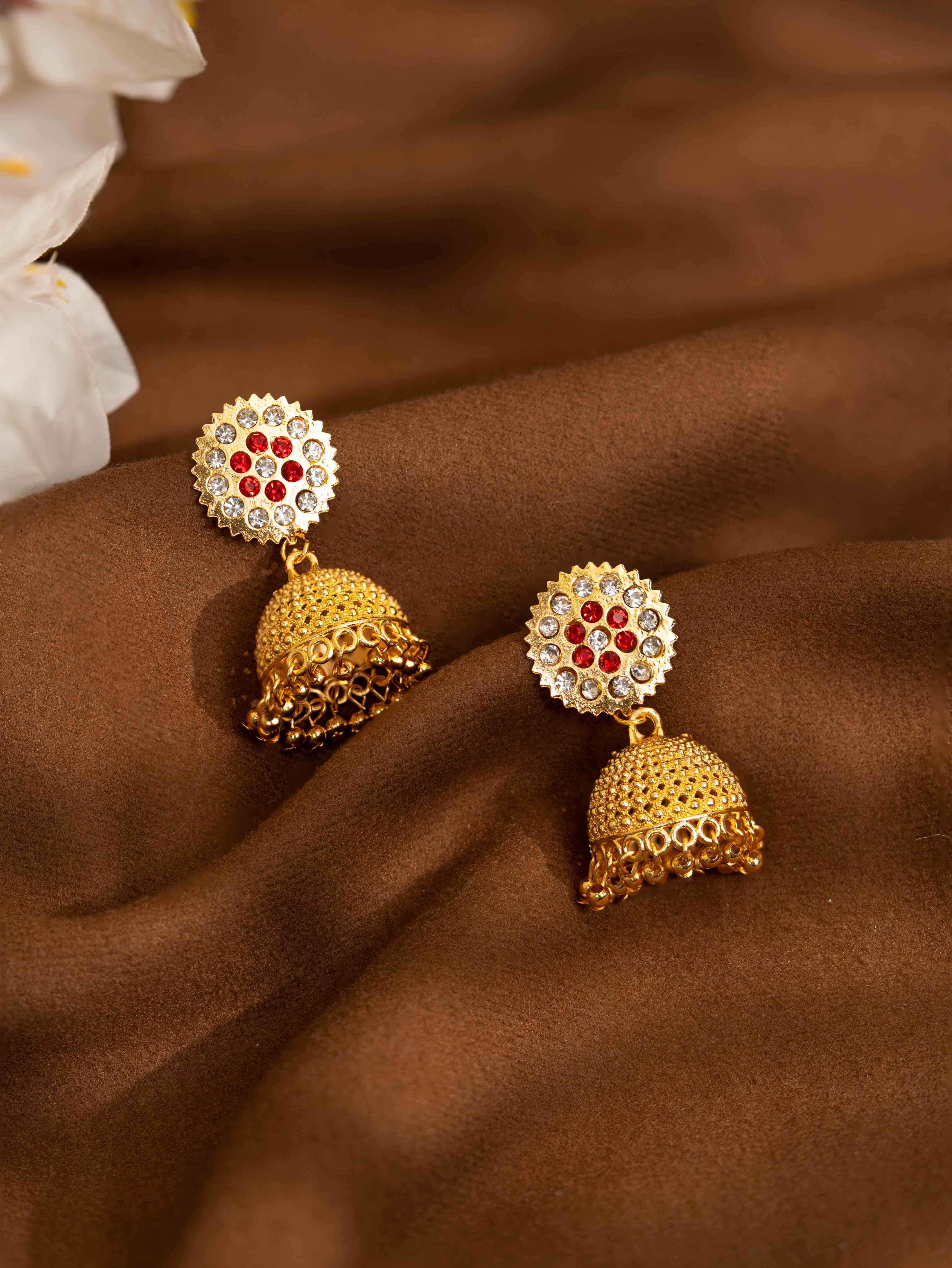 Soraya Gold Jhumkas - Image 3