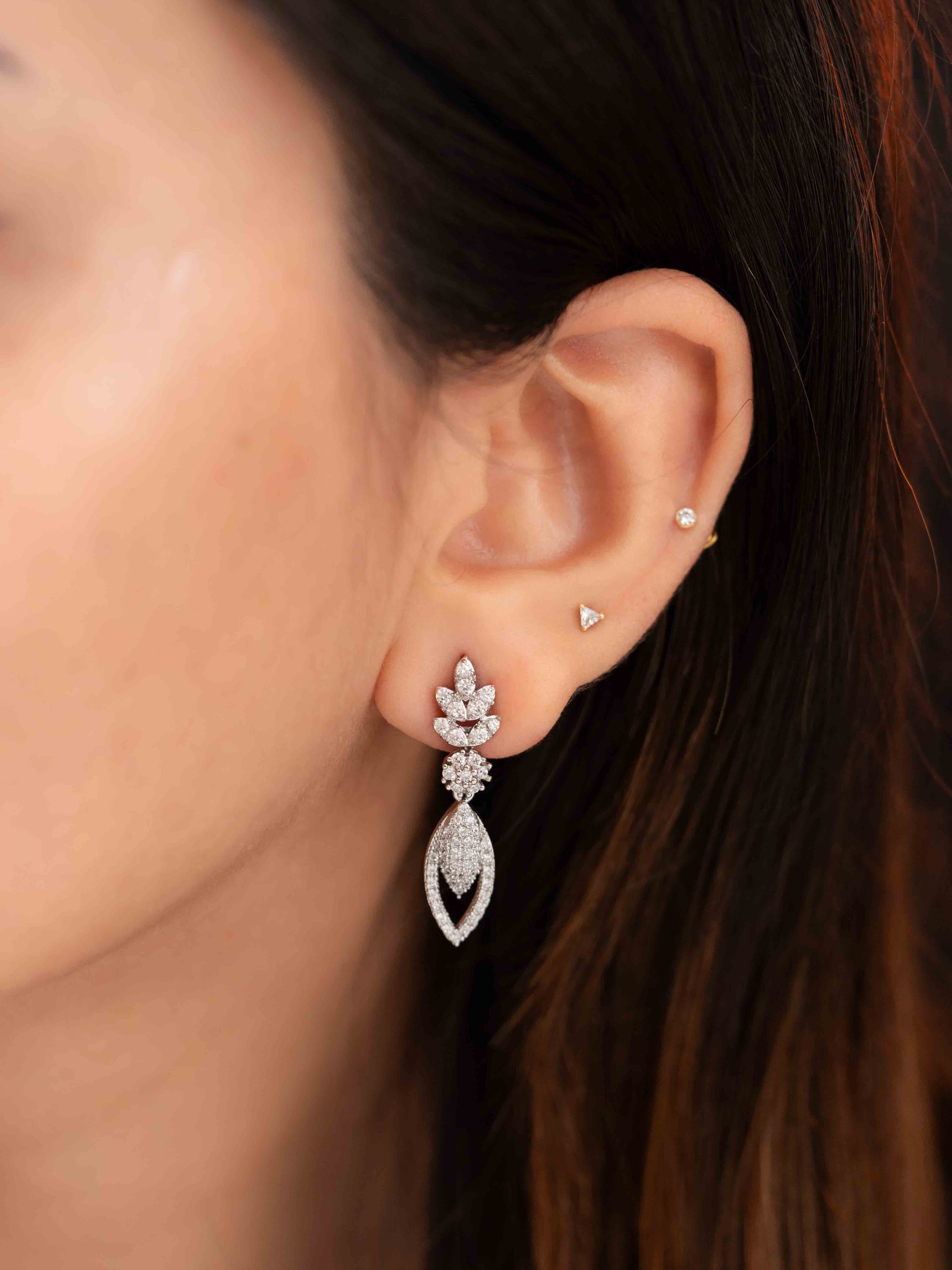 Leaf Grace  Silver Necklace Set - Image 5