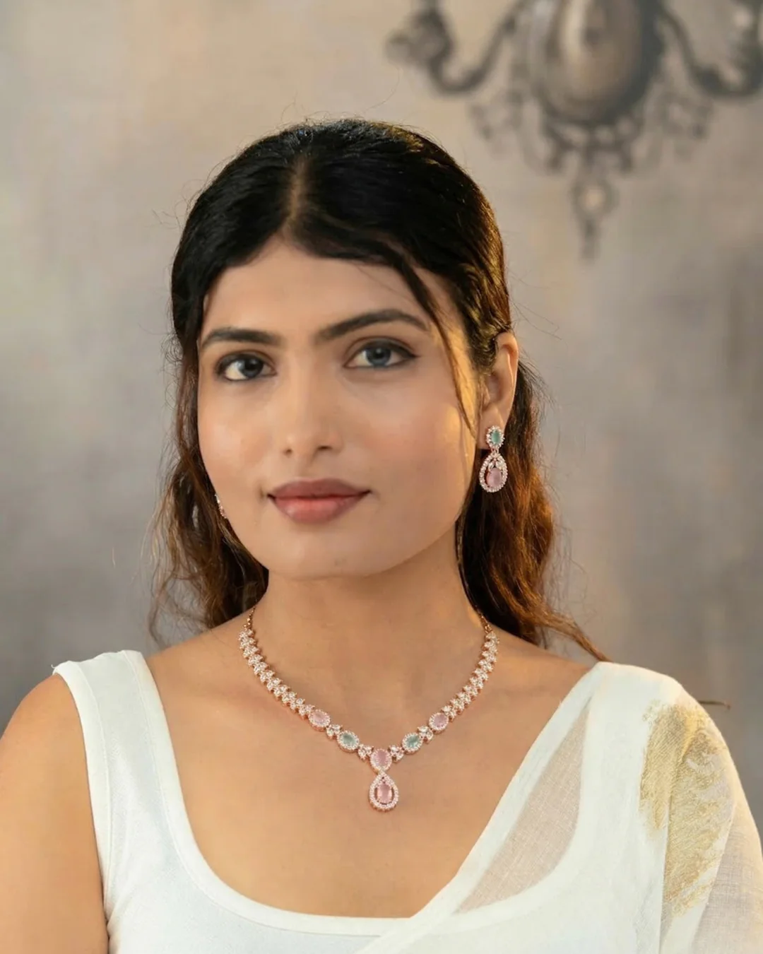 Greece Necklace (Light Pink) - Image 2