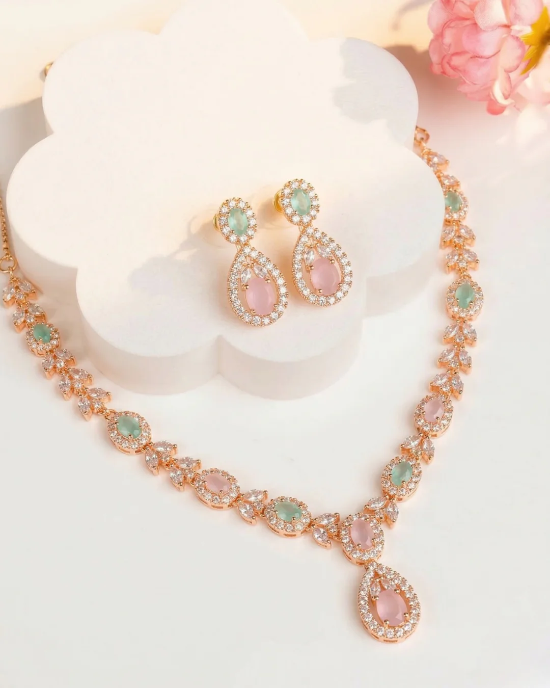 Greece Necklace (Light Pink) - Image 3