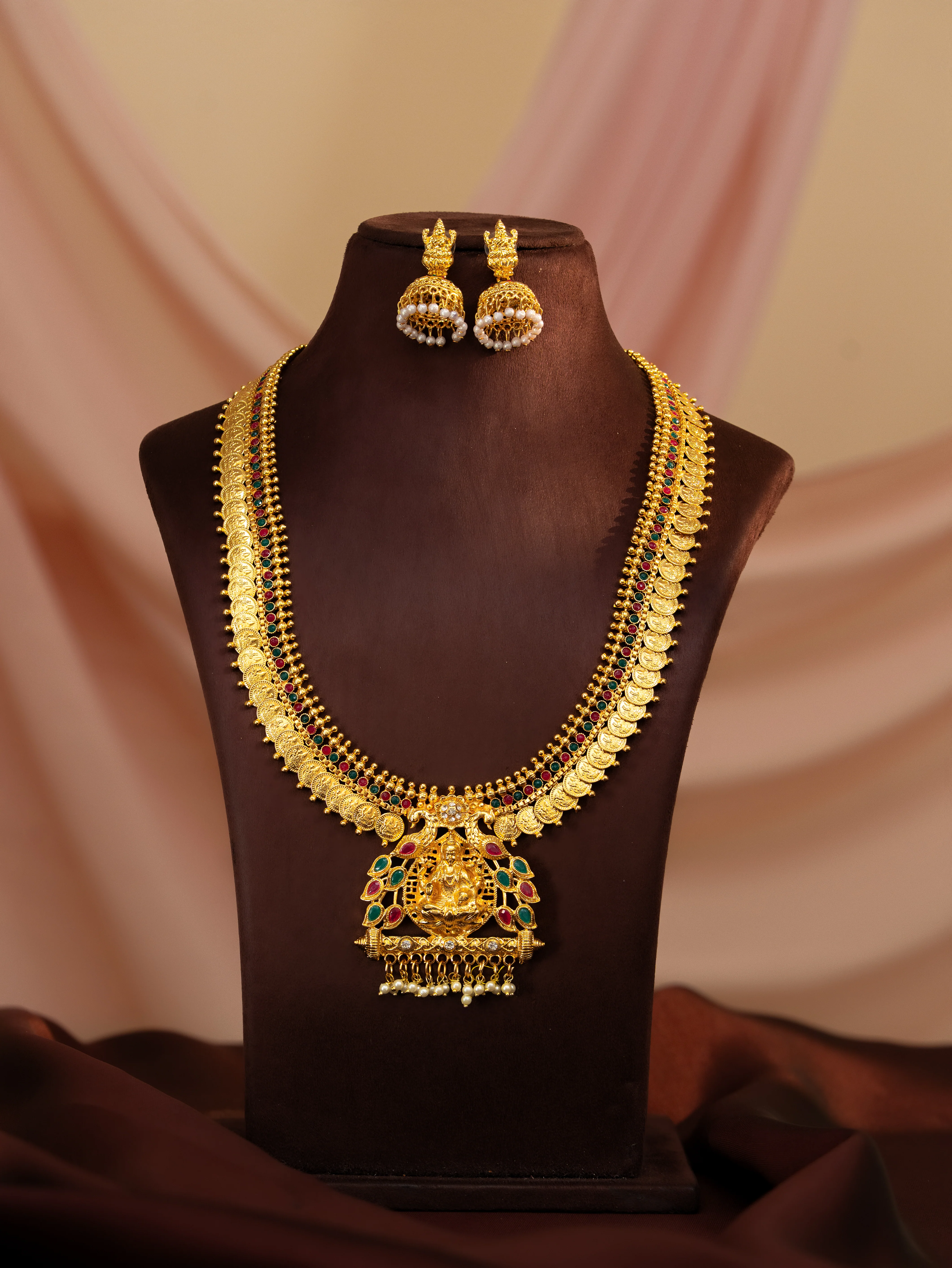 Padmashree Temple Necklace set - Image 3