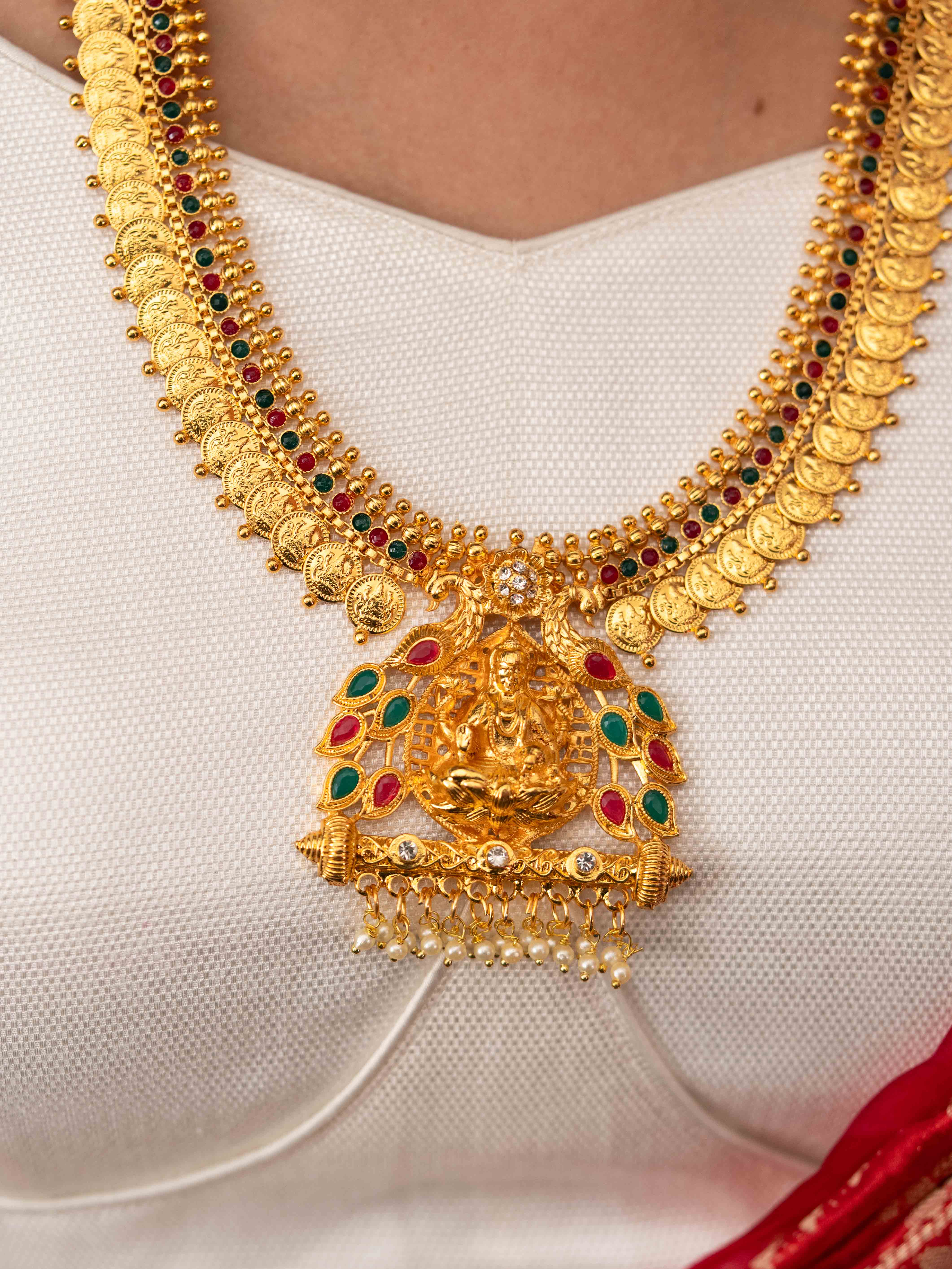 Padmashree Temple Necklace set - Image 4