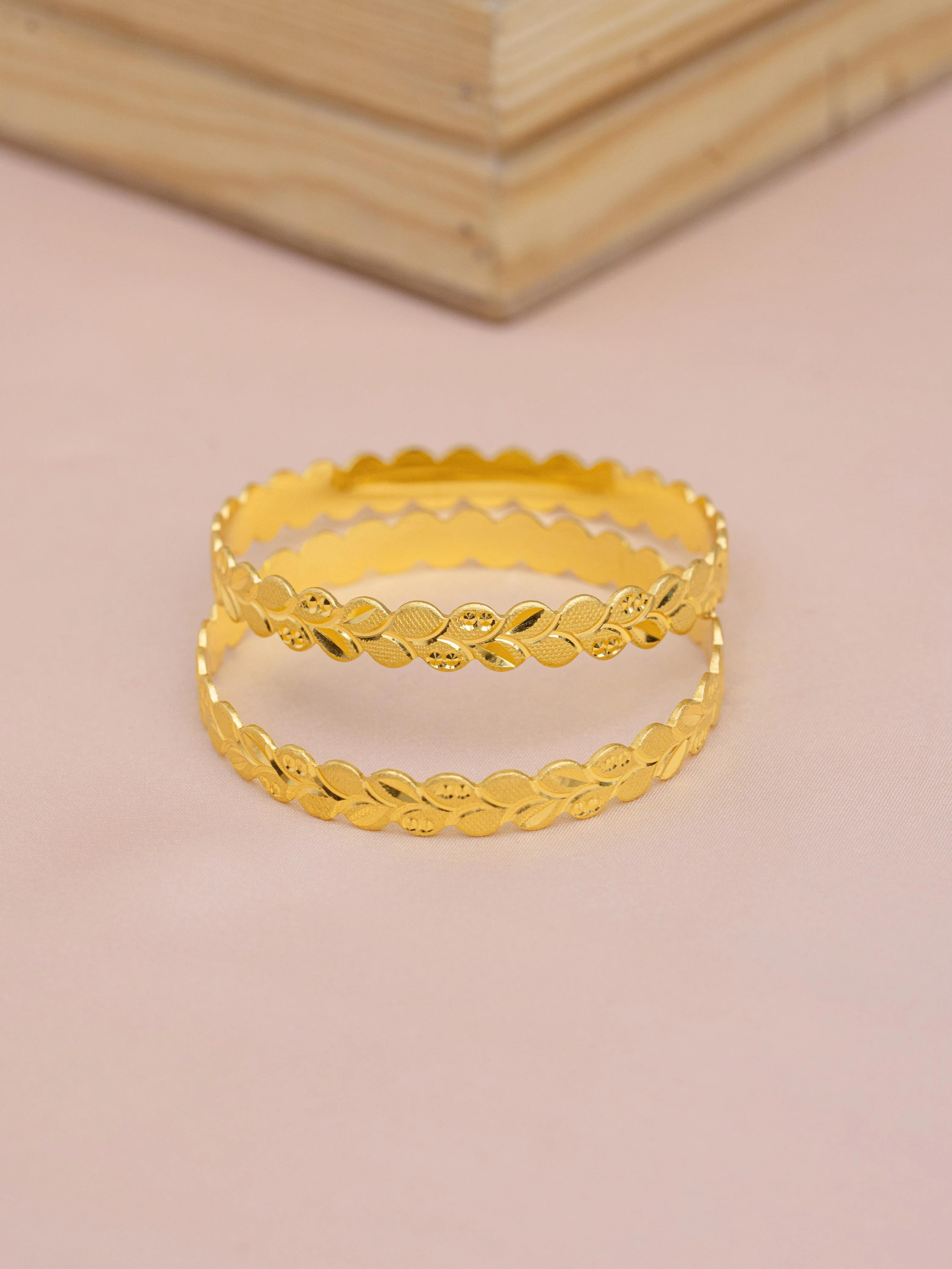 Vidhi Bangle.   (Gold) - Image 2